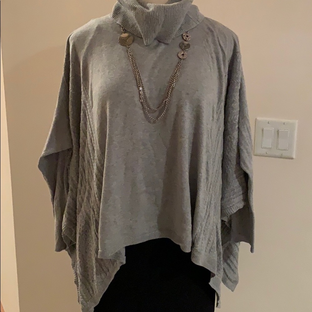 Comfy flowy cowl neck sweater